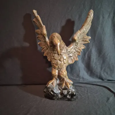 Thanhardt-Burger Chalkware Eagle Statue