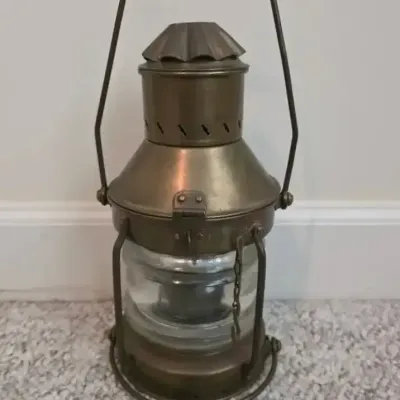 Vintage Nautical Ship Lantern Oil Maritime Boat Light