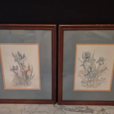 Pastel Watercolor prints by Betrand 1473/1900 limited edition