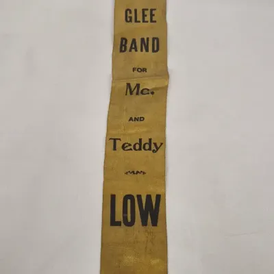 Antique McKinley & Roosevelt Political Ribbon