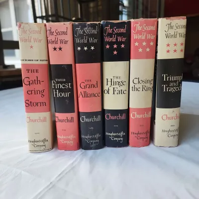 Vintage Book Set, Six Volumes