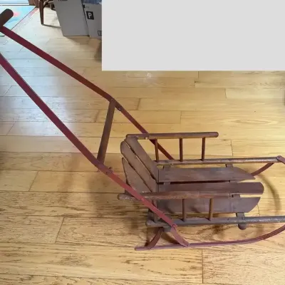 Wooden Baby Sleigh