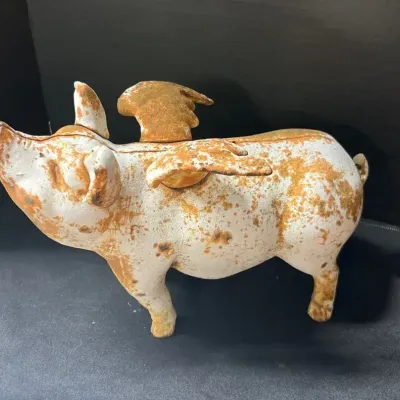 Cast Iron Piggy Bank