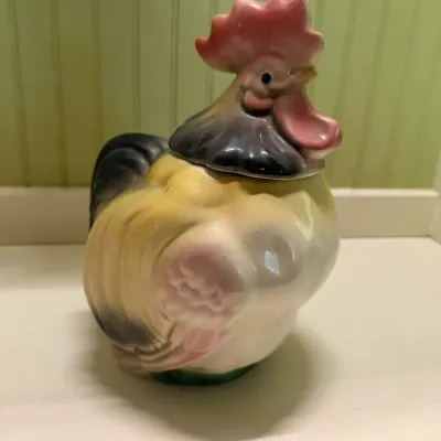 Vintage Rooster Cookie Jar