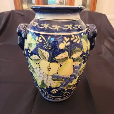 Large Floral Vase