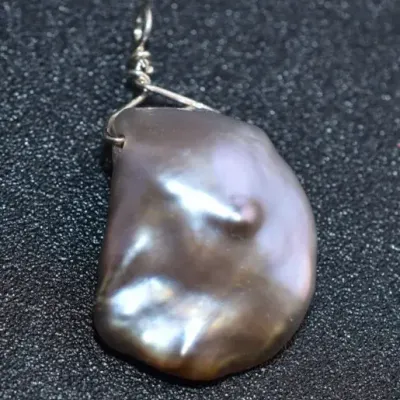 Purple Mother Of Pearl Pendant