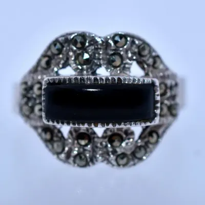 Marcasite Sterling Silver Ring