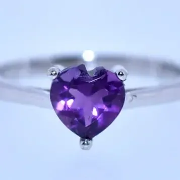 Amethyst Sterling Silver Ring