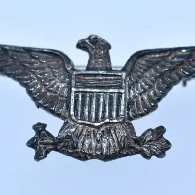 Vintage Sterling Silver WWII Naval Pin