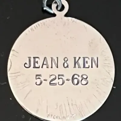 Sterling Silver “Bridesmaid” Pendant 
