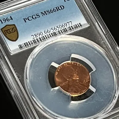 1964 PCGS MS66RD Graded Penny