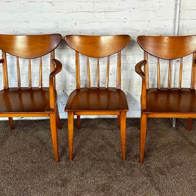 Willet MCM Maple Chairs (3)