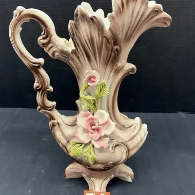 Capodimonte Decorated Pitcher-Italy