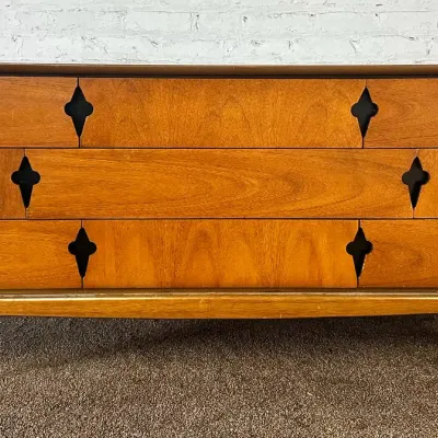 MCM United Furniture Co. Walnut Dresser