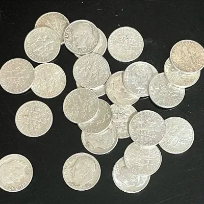 25 Roosevelt Silver Dimes