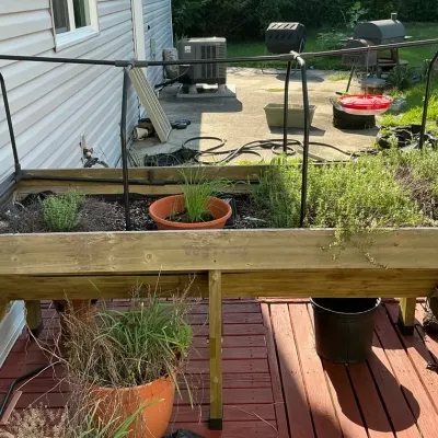 Wooden Raised Garden Bed Trug 