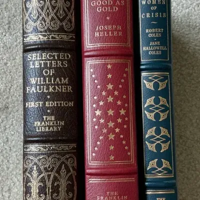 Franklin Library Women of Crisis, Good As Gold, Letters of William Faulkner