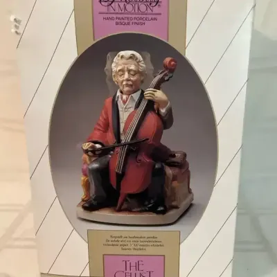 The Cellist Melody In Motion Porcelain Figure