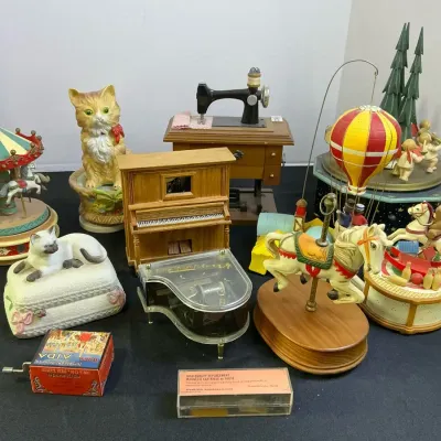 Large Selection Of Music Boxes 