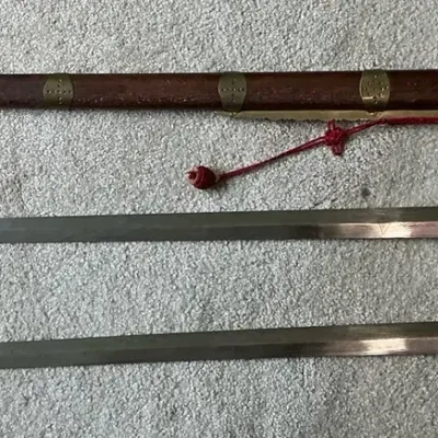 Decorative Chinese Double Jian Sword with Sheath