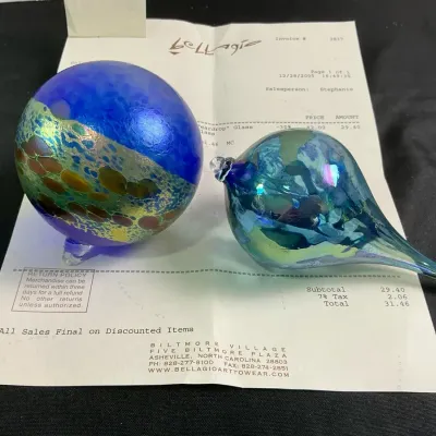 Hand Blown Glass Ornament And Witch Balls 