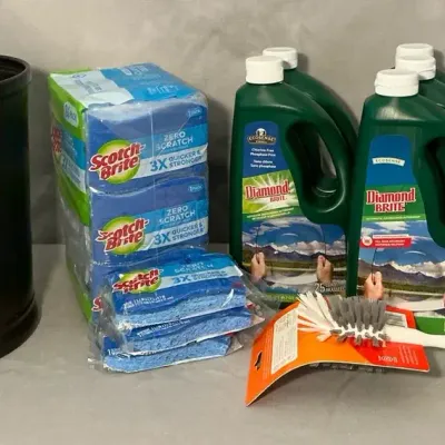 Meleeluca EcoSense Diamond Brite, Scotch Brite Sponges, & More Cleaning Supplies