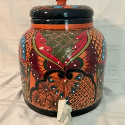 Mexican Talavera Beverage Dispenser