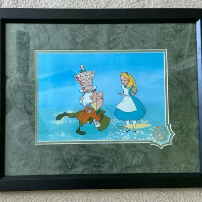Disney Alice in Wonderland Limited Edition Serigraph Cel 18.25"h x 22.5"w