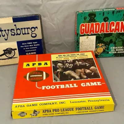 Apba Pro League Football Game, Guadalcanal, Gettysburg Games