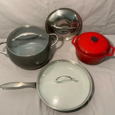 Todd English, Green Pan, & Enameled Cast Iron Pots & Pans