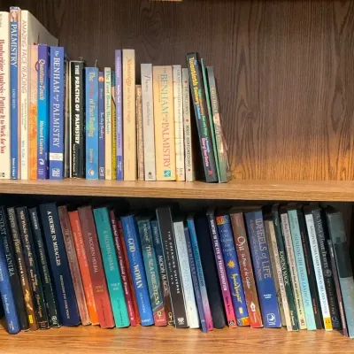 Assorted Occult Practice Books Such As Palmistry, Herbs, And Other Books 