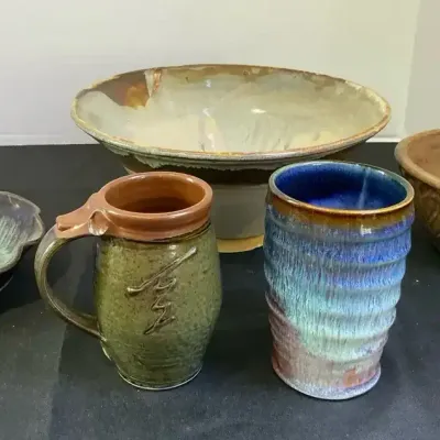 Artful Pottery Hand Made By Numerous Artisans 