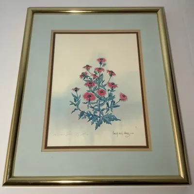 Enoch Kelly Haney “Indian Blanket” Seminole Nation Signed & Numbered Print (17 x 21)