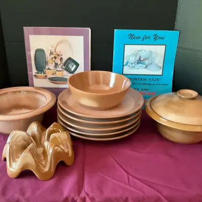 Frankoma Pottery Including Plates, Bowls, And More
