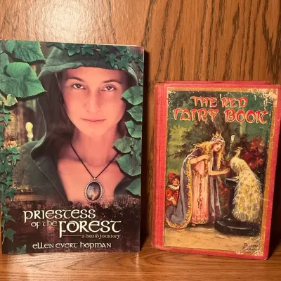Priestess Of The Forest By Ellen Evert Hopman And The Red Fairy Book By Andrew Lang