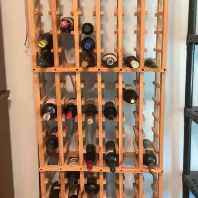 Wood Wine Rack 