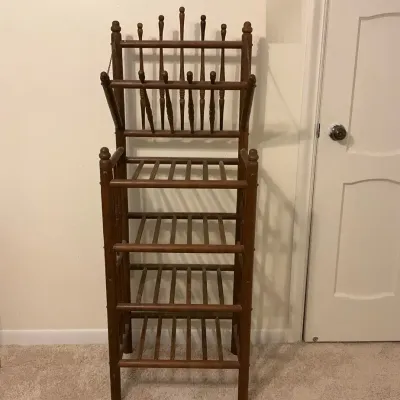 Victorian-Era Stick & Ball Magazine Rack