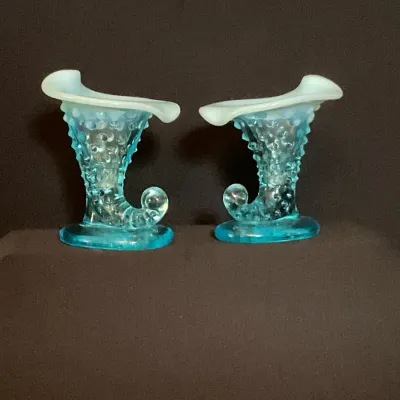 Vintage Fenton Cornucopias