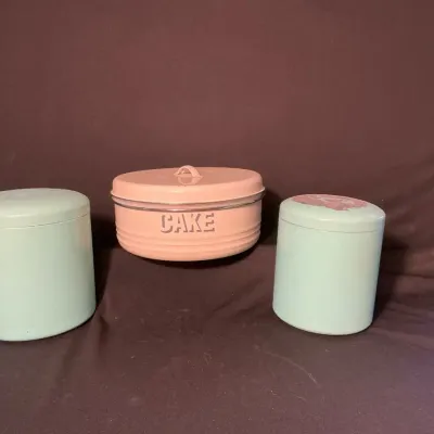 Vintage Metal Canisters
