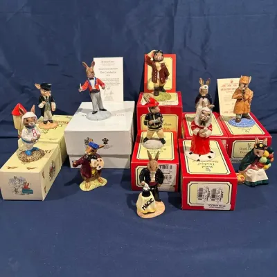 Royal Doulton Bunnykins Limited Edition & Collectors Club Figurines With Boxes – 11 Pieces