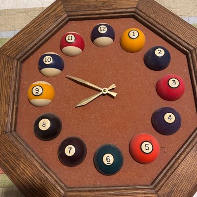 Vintage Pool Table Clock
$300