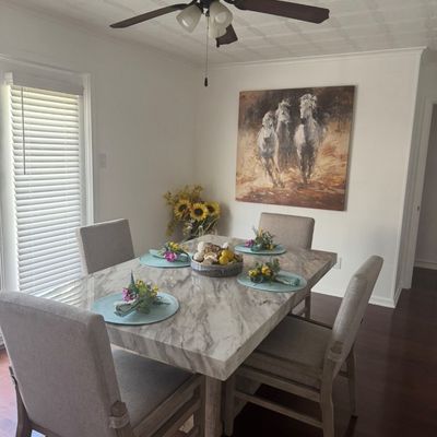 Nebraska Furniture Table and Chairs 
$700
