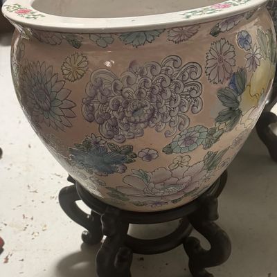 Asian Koi Pot w/Stand
$300