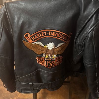 Leather Harley Jacket XL
$200