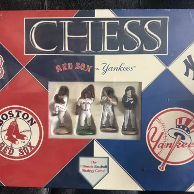 Chess game - Red Sox vs Yankees sealed next used
