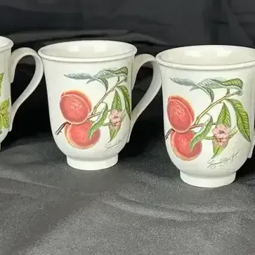 Portmeirion Pomona Botanical Fruit Mugs (Set of 5)