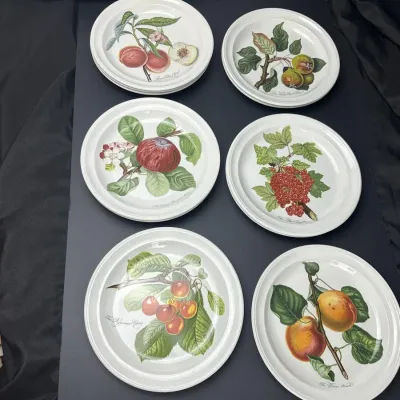 Portmeirion Pomona Botanical Fruit Plates (Set of 6)