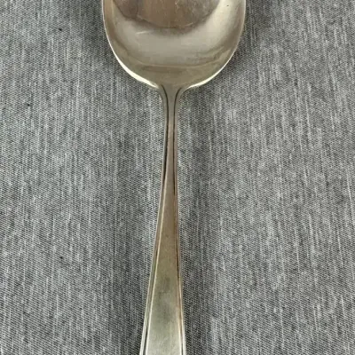Floral Medallion STERLING Silver Spoon, 17g