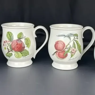 Portmeirion Pomona Botanical Fruit Mugs (Set of 4)