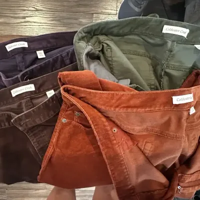 Coldwater Creek Corduroy Pants, Size W18 (4 Pairs)